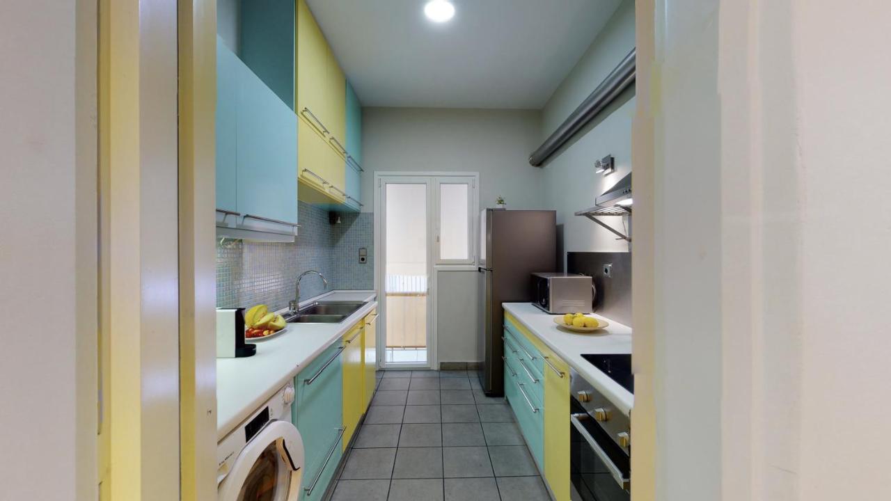 Chung cư 75 m² 3 phòng ngủ, 2 phòng tắm riêng ở Acropolis - Koukaki Athens Ngoại thất bức ảnh