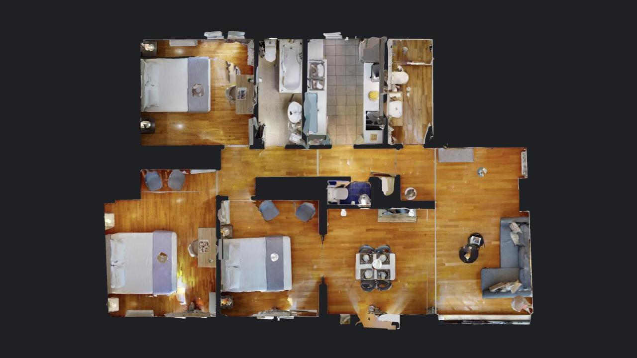 Chung cư 75 m² 3 phòng ngủ, 2 phòng tắm riêng ở Acropolis - Koukaki Athens Ngoại thất bức ảnh